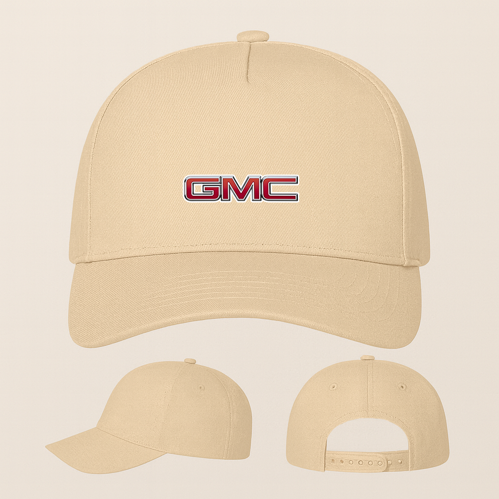 GMC Car Five Panel Twill Snapback Cap